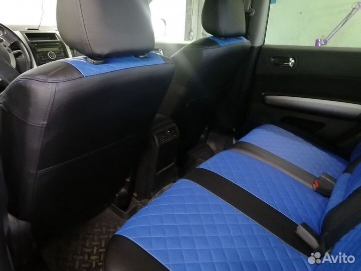 Чехлы экокожа Ромб на Nissan X-Trail T31 Автопилот