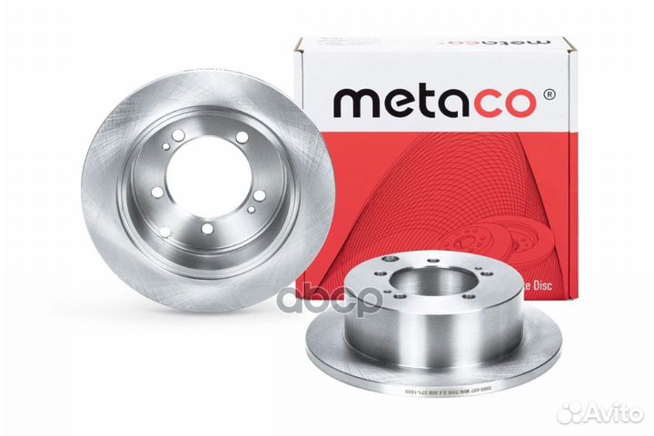 Диск тормозной задний '3060-057 metaco