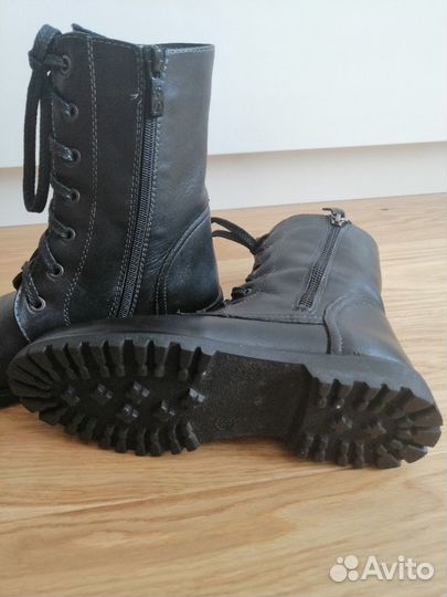 Демисезонные ботинки натуральная кожа
