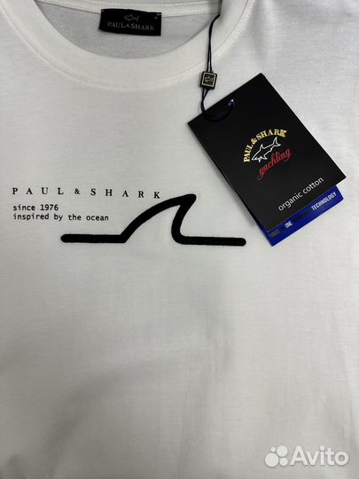 Футболка Paul & Shark белая (оригинал)