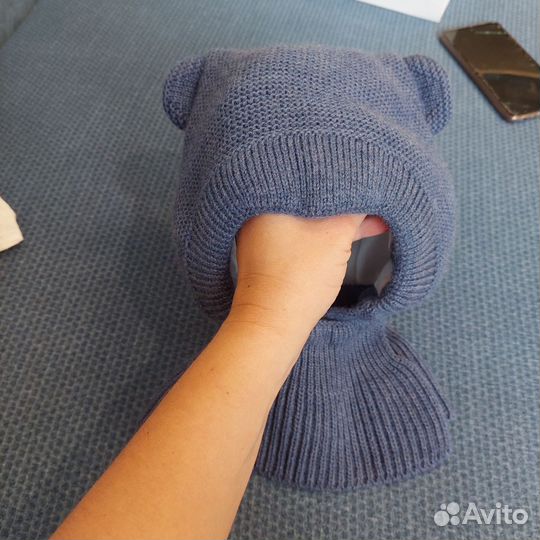 Шапка шлем журавлик