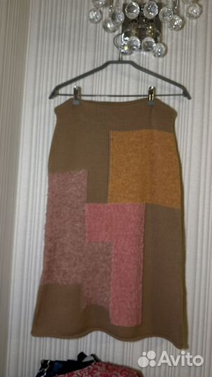 Костюм женский теплый с юбкой