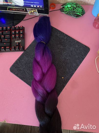 Хвост из канекалона