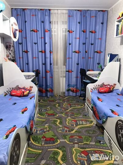 Комплект шторы и 2 покрывала+ тюль