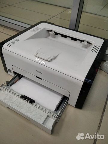 Лазерный принтер Ricoh SP200n заправлен