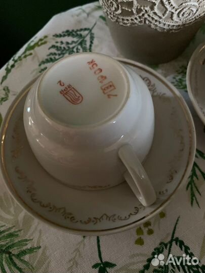Винтажные чайные пары 2шт