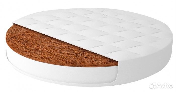 Матрас на овальную и круглую кроватку