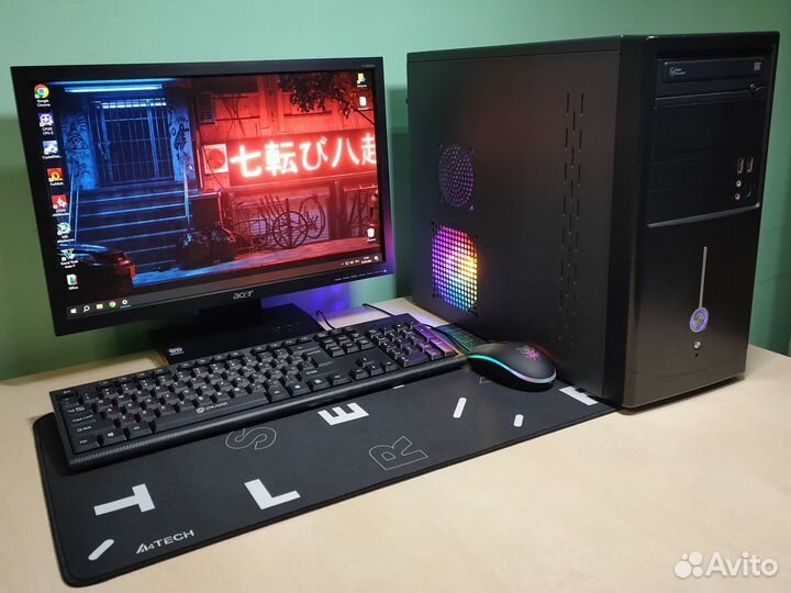 Игровой пк intel i3/ GT 1030/ Полный комплект