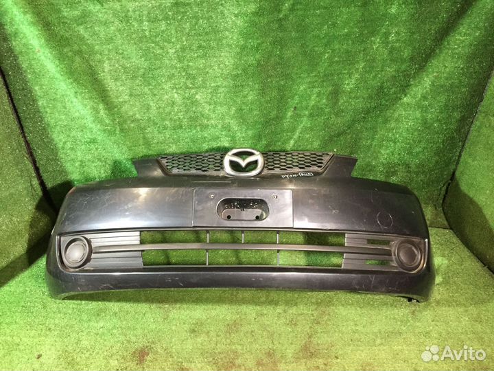 Бампер передний рест Mazda Demio DY3R DY3W Серый с