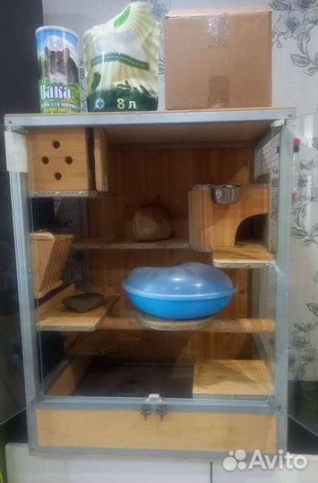 Витрина для шиншилл бу