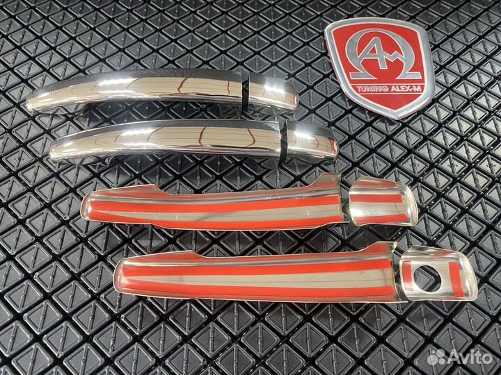 Накладки на ручки дверей Peugeot Partner 2008+