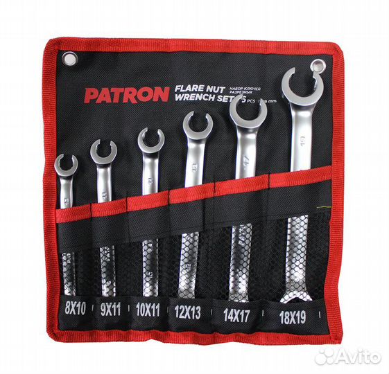 Набор ключей разрезных 6 пр. (8x10,9x11,10x11,12x1