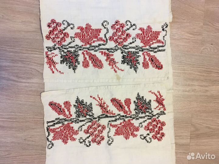 Старинный рушник. Размеры 213/38 см. Лен