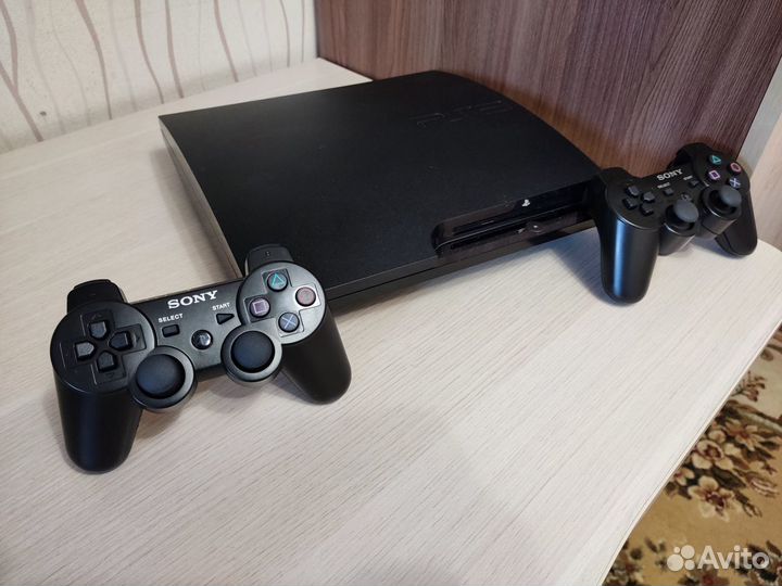 PS3 Slim 500Gb+54 игры