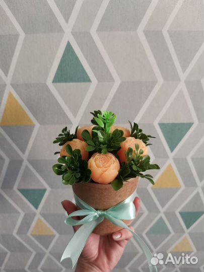 Букет из мыла