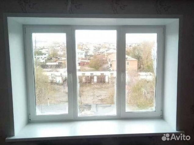 Окно пластиковое не бу / монтаж / рассрочка