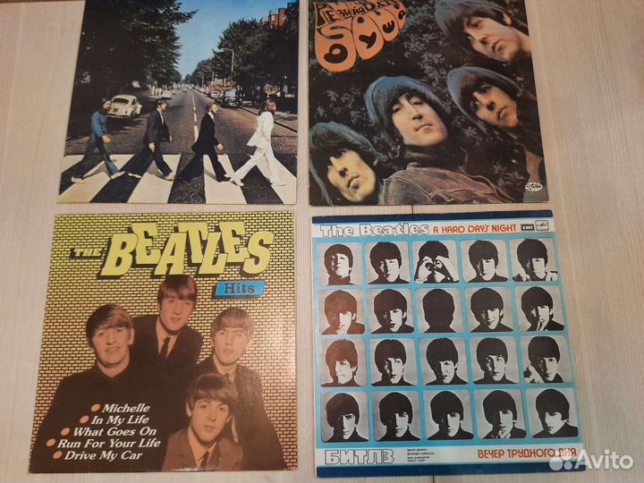 Пластинки с группой Beatles (обмен ) + 3 пластинки