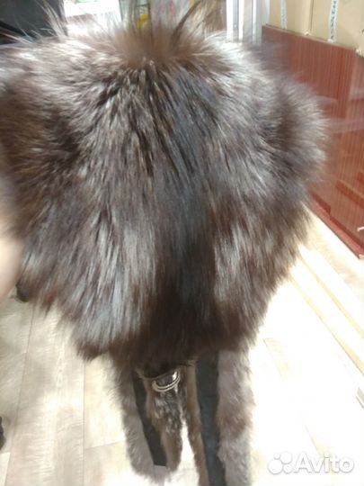 Натуральный мех чернобурки (воротник)