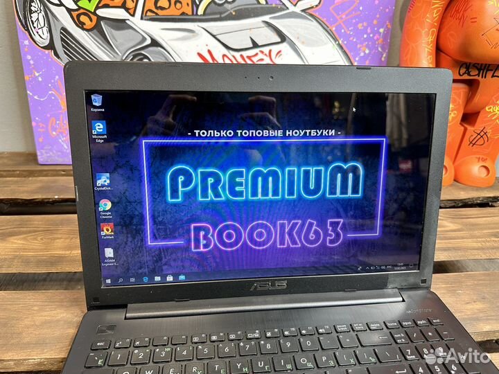 Ноутбук asus 4 ядра HDD 500gb