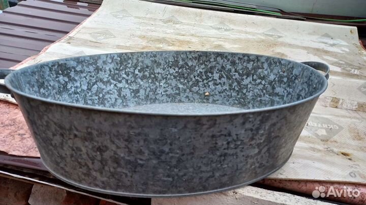 Таз оцинкованный