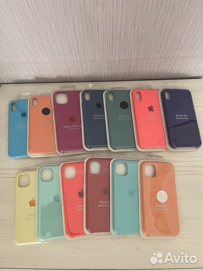Силиконовый чехол на iPhone XS, XR, 11