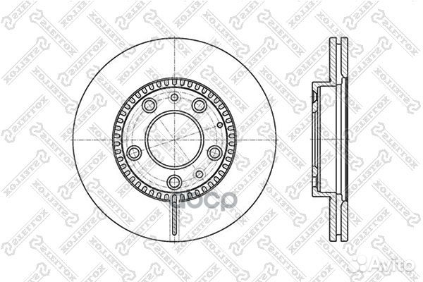 60203241VSX диск тормозной передний Mazda 323
