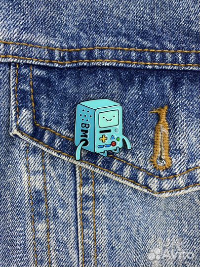 Набор значков 3-шт Фин, бимо, Джейк