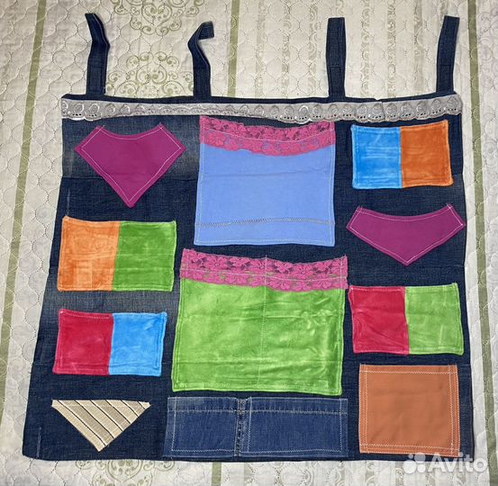 Органайзер-карман, бортики на детскую кроватку