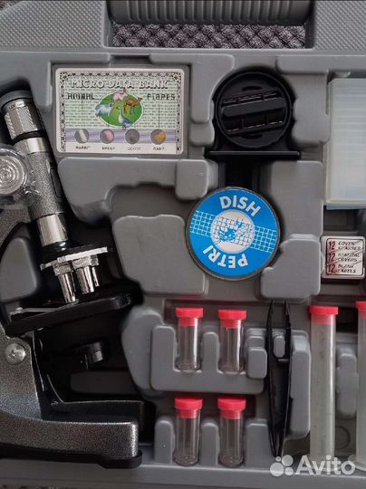 Микроскоп в кейсе Edu-toys, новый