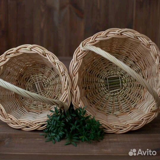 Плетеные корзины ручной работы
