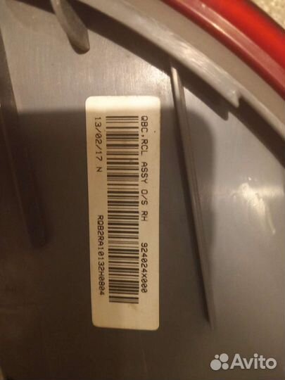 Фара правая на кио рио