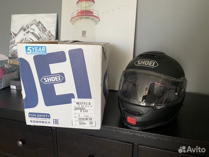 Шлем shoei neotec 2 модулярный L
