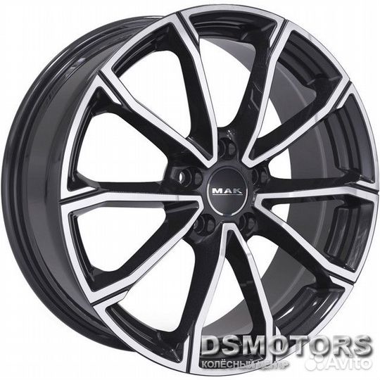 Диски DaVinci 8.0/18 5x112 ET39 d66.45 black mirro