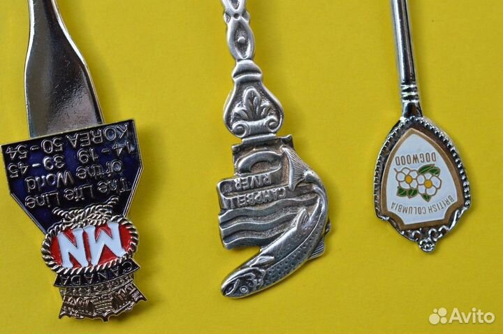 Ложка Сувенирная Монреаль Рыба Голландия винтаж