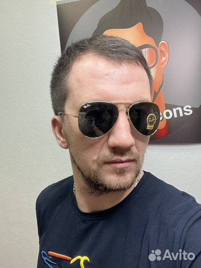 Очки ray ban aviator