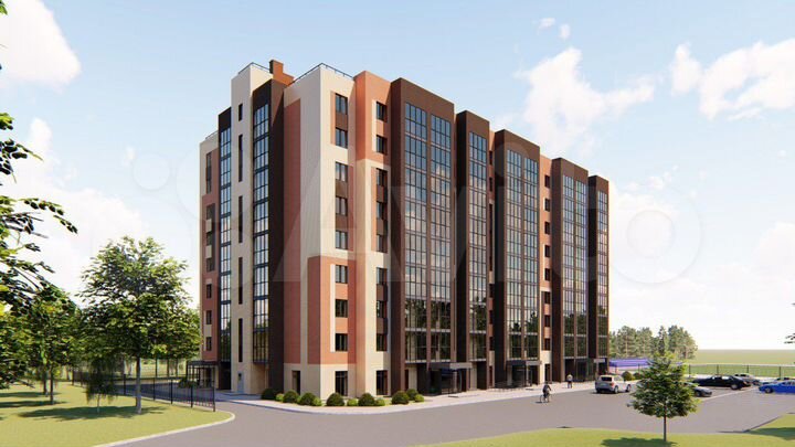 1-к. квартира, 38,3 м², 9/9 эт.