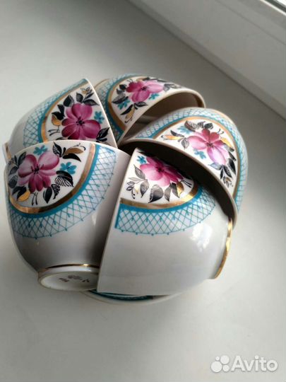 Чайные чашки 5 штук