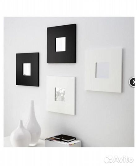 Зеркала, Набор из 3-х зеркaл 10х10 malma IKEA