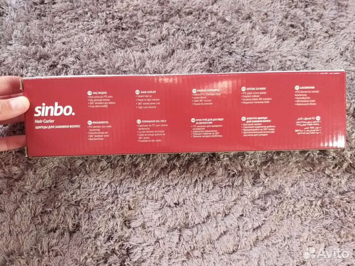Электрические щипцы для волос Sinbo новые