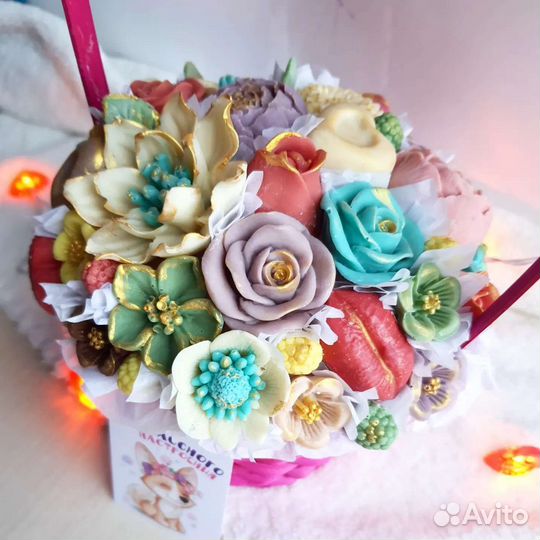 Шоколадные цветы, букет