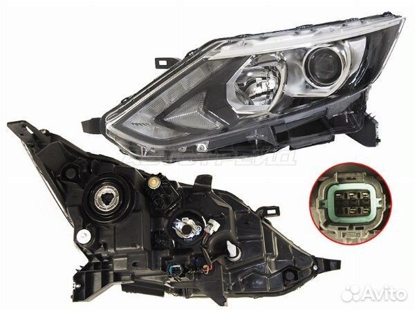 Фара nissan qashqai 14-22