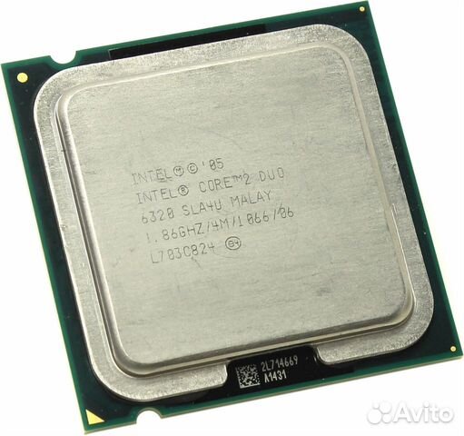 Процессор intel core 2 duo 6320 Сокет: plga775