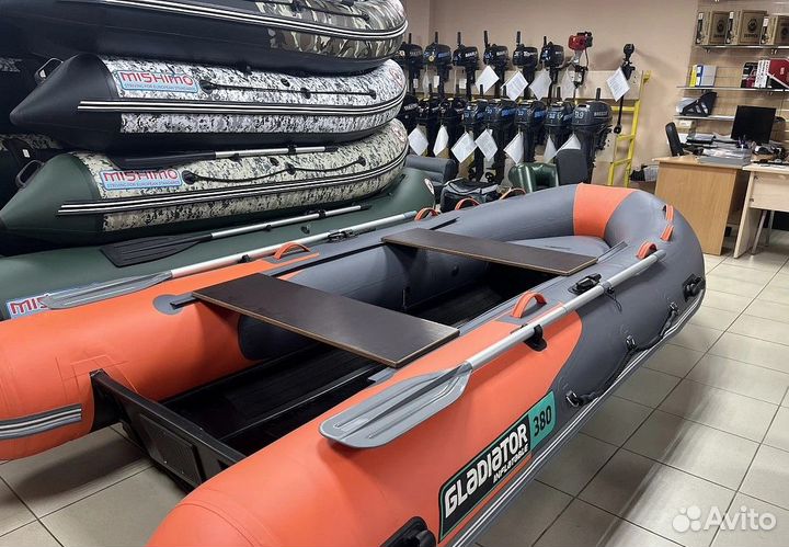 Лодка gladiator RIB380AL Б/У