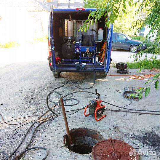 Устранение засоров, видеоинспекция