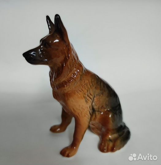 Овчарка фарфор статуэтка собаки