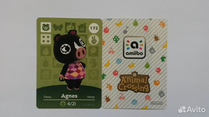 17. Animal Crossing amiibo-карты (171-180) 4U