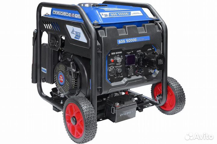 Бензогенератор инверторный SGG 5000Ei с колесами