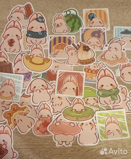 Наклейки зайчики