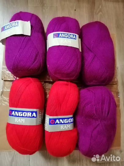 Пряжа Ангора, Мохер