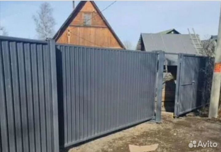 Заборы, откатные ворота